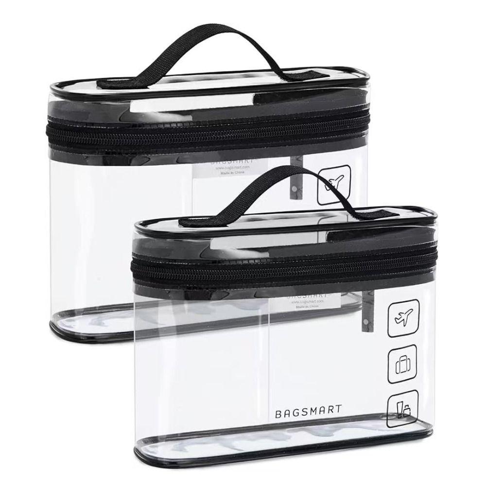 New Clear Toiletry Bag PVC Large Capacity Cosmetic Organizer Thickened Waterproof Travel Storage Bag