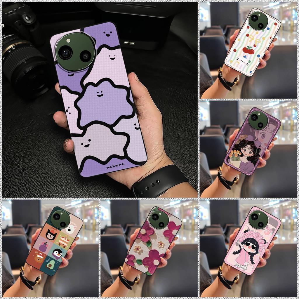 Graffiti Soft case Phone Case For Sharp Aquos R9/SH-51E Back Cover Durable Anti-dust Phone Pouch Cute Cartoon TPU