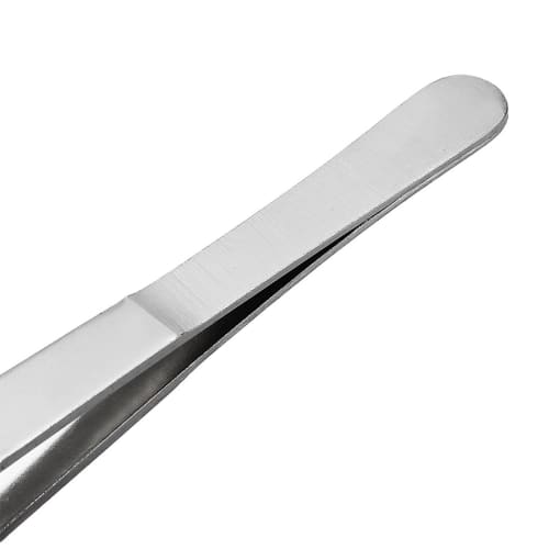 uxcell Stainless Steel Tweezers with Curved Serrations, Daily Garden Tool, 250mm Long
