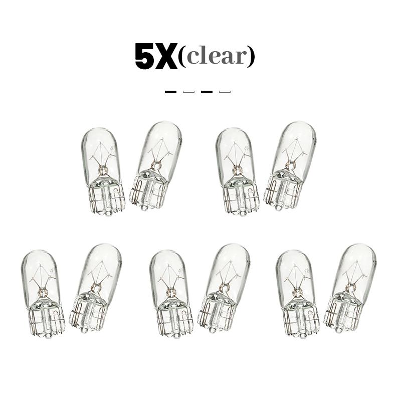 1 Pair Car Halogen Panel Bulb Instrument Lights Auto Indoor 12V 1.2W Dashboard Bulb Auto Interior