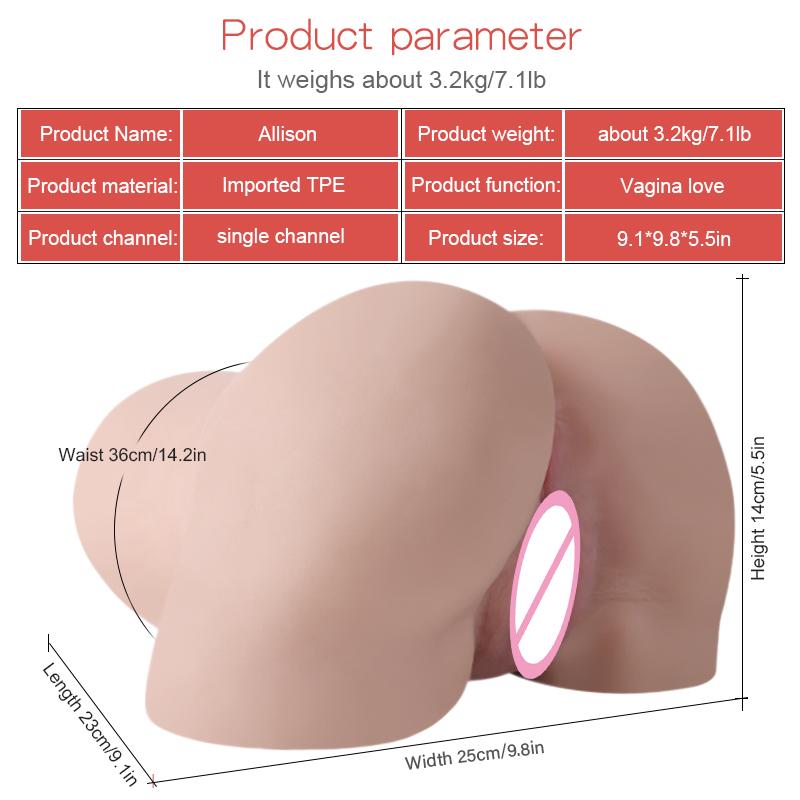 Suction + Vibration Intelligently Male Masturbator Silicone Big Ass Vagina Pussy Product for Adult Sexy Body Adult Sexual Health Care Products