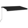 Manual Retractable Awning 400x350 Cm Anthracite