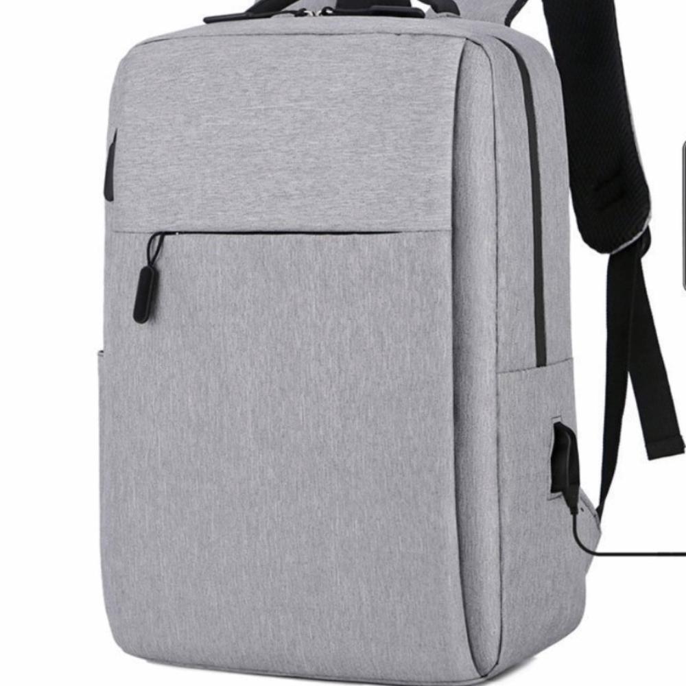 

Oxford Cloth Business Travel Backpack Leisure Tablet Bag Daily Computer Rucksack Men серый