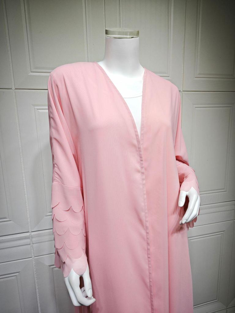 MQ229 Middle East Chiffon Solid Color Abaya & Cardigan Womenswear