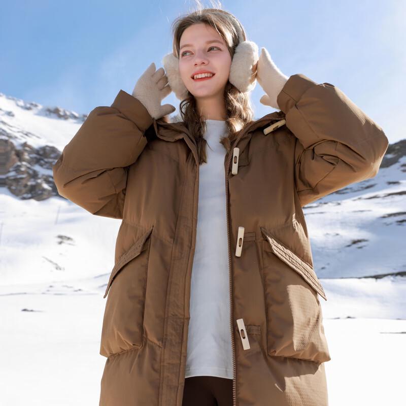 Sancai 2024 Winter Women's Long Fox Fur Collar Duck Down Jacket