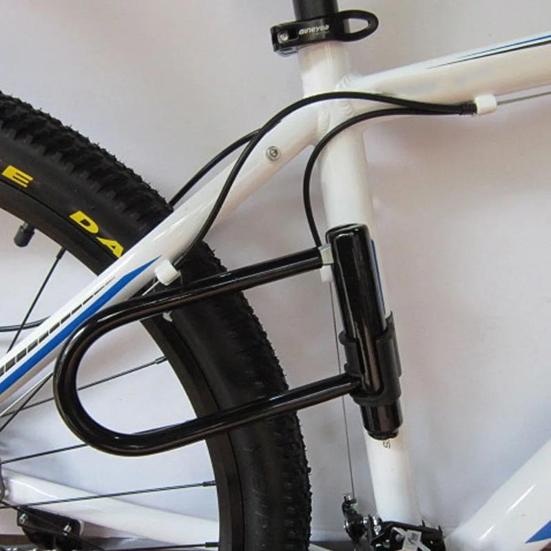 Fahrrad-Bügelschloss, tragbares Fahrradschloss, MTB, Rennrad, Radschloss mit Schlüssel, Diebstahlsicherung, Motorrad, Roller, Fahrradzubehör