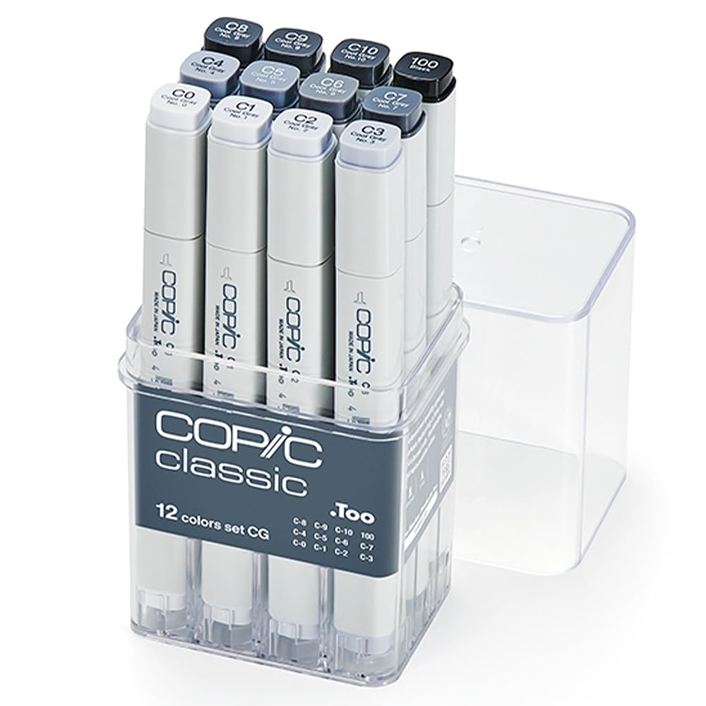 

CopicToo Copic Classic 12 Color Set CG