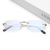CEETOL Rimless Reading Glasses, Stylish, Blue Light Blocking, for Men and Women, Lightweight, Compact, and Elegant, Frameless, Computer Glasses, Unise