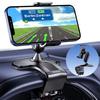 Araç Telefon Tutucu Montajı 360 Derece Dönebilen Gösterge Paneli Cep Telefonu Tutucu Araç için Klipsli Montaj Standı 4 ila 7 İnç Akıllı Telefonlar için Uygundur