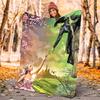 Wicked Flannel Blanket Soft Warm All-Season Throw, Design for Camping, Car Travel, Hiking Sofa, Bed, Office Perfect Gift for Parties