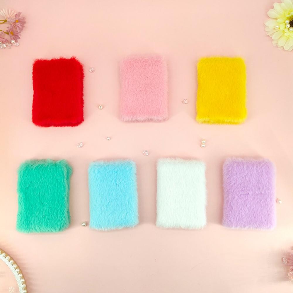 Mini Notepad Stylish Plush Mini Notebook Small Journal Book Keychain Diary For Stationery Enthusiast School Children
