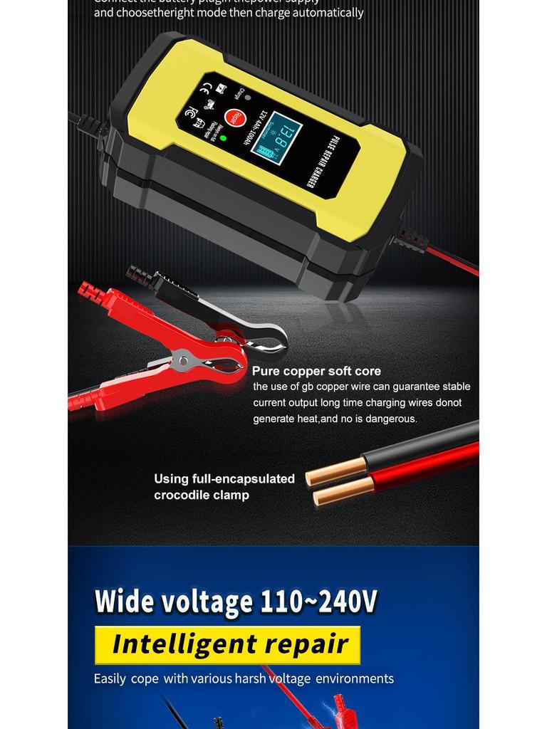 12V 6A Car Battery Charger