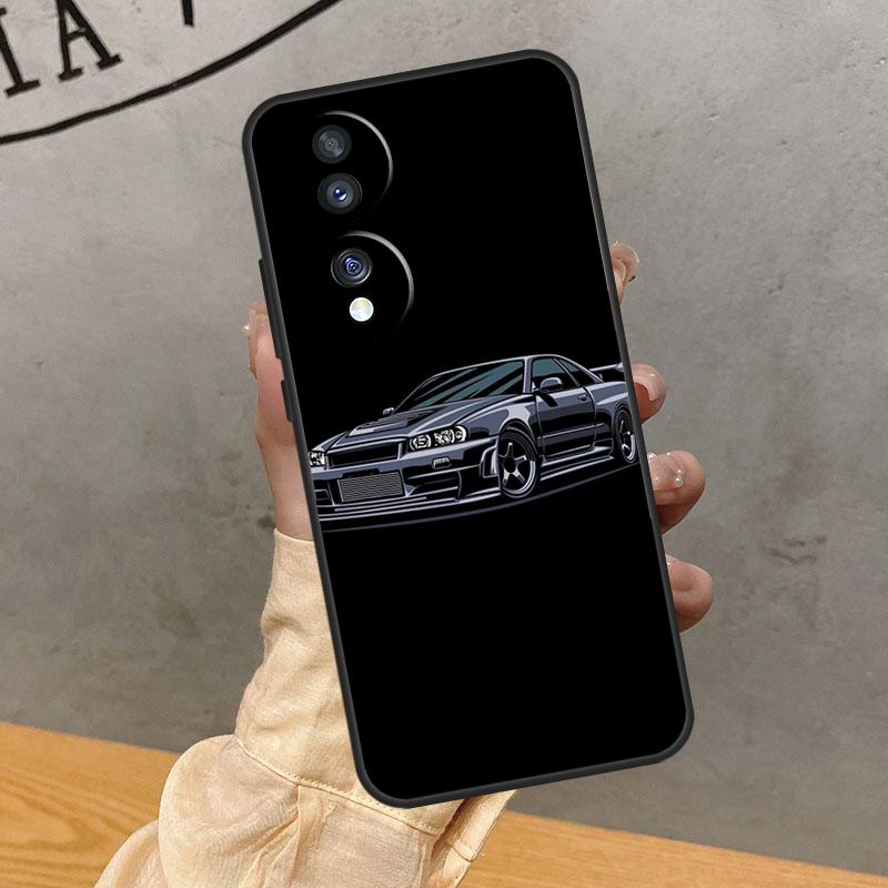 

JDM Car Case For Honor Magic 8 Pro 5 6 7 Lite 90 70 50 400 200 X8c X8b X9a X9b X9c X9d Win RT Cover Honor 70 Lite