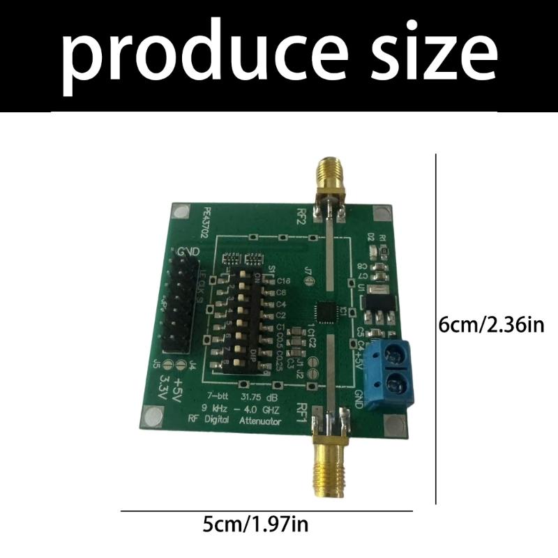 Digital RF Attenuator Module 6Ghz Programmable Module Attenuation Value Stepping 0.5DB Organic Light Emitting