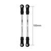 Injora Stainless Steel Builders Links With Rod Ends For 110 Rc Crawler Car