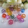 Transparent Acrylic 12MM Large Hole Round Beads for DIY Curtain Divider Chain Bags