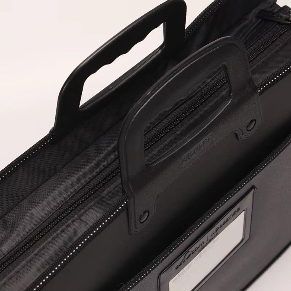 Laptop Handbag Office File Bag Large Capacity Document Bag Portable Business Bag Storage Briefcase