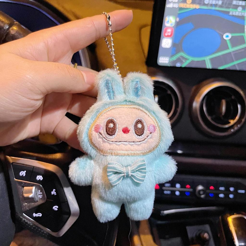 Cute Plush Doll Keychain Creative Cartoon Pendant Bag Charm For Couples
