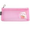 Cartoon Mesh Pencil Case Creative Stationery Storage Bag Simple Cosmetic Storage Bag  Student