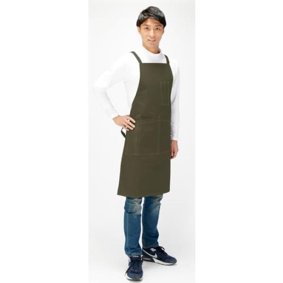 TRUSCO Canvas Sash Olive Apron, Type, Drab, HEP-OD