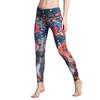 New printed yoga nine-point pants quick-drying outdoor running fitness pants sports tight elastic pants women