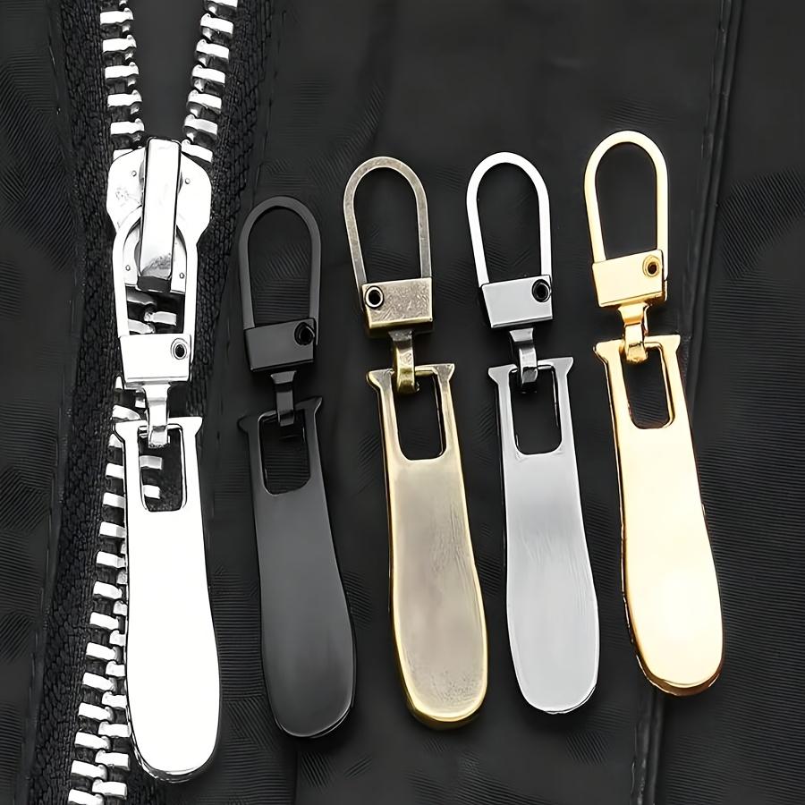 5pcs,Detachable Metal Zipper Pulls,Conveniently Replaceable for Bags and Clothes Puller,DIY Craft Zipper Head Sewing Accessories