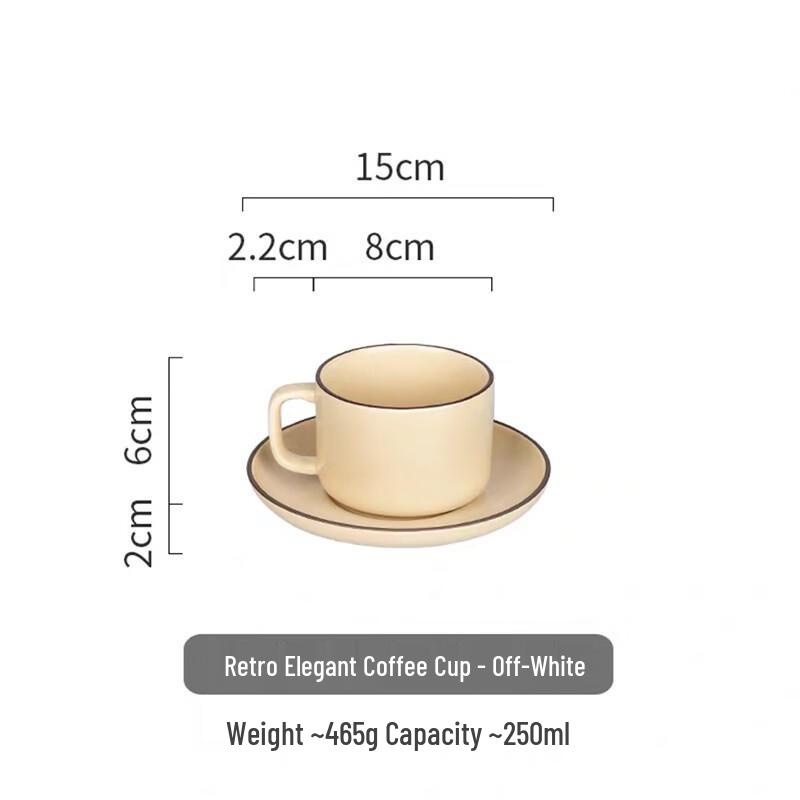 

OLOEY Retro Bone China Coffee Cup Set