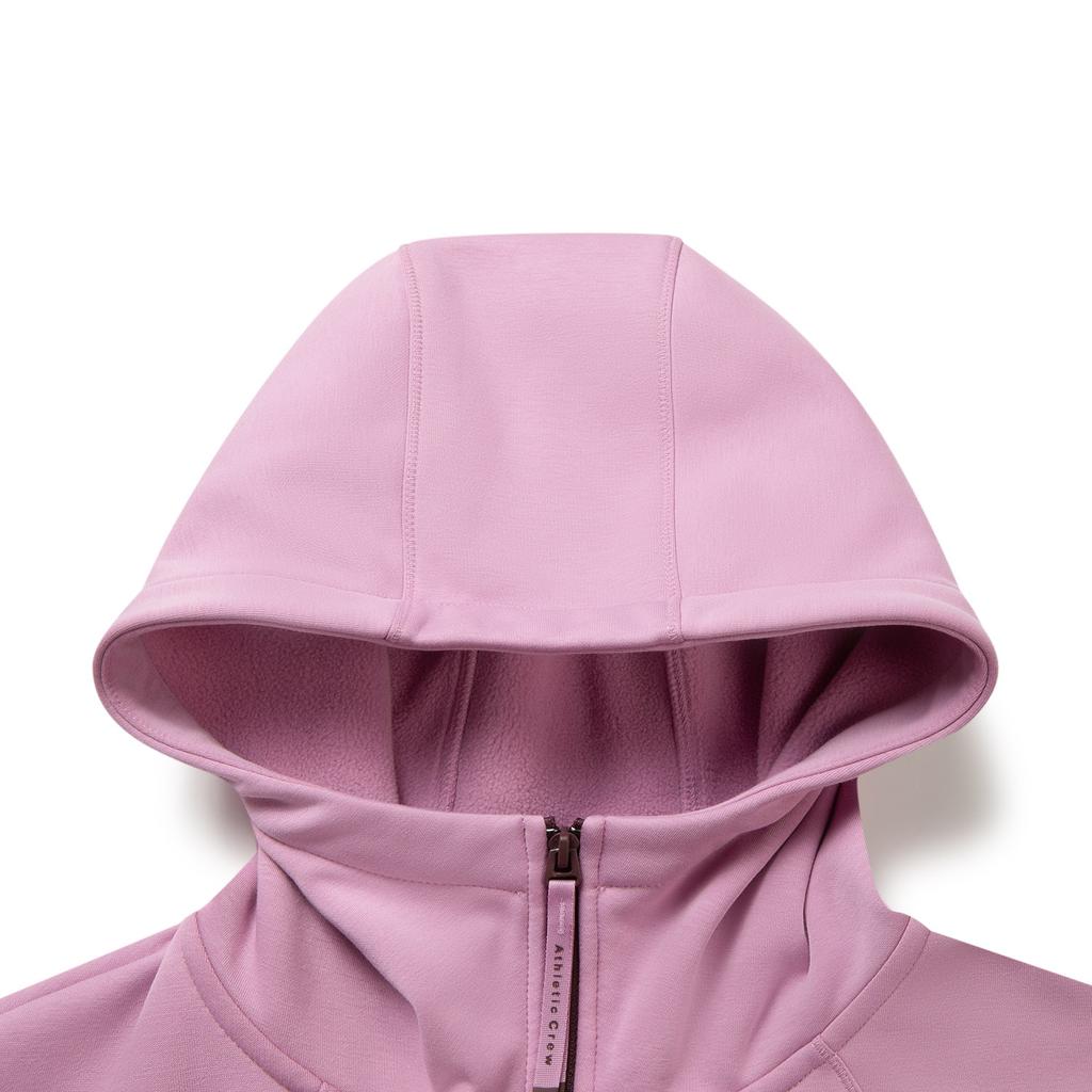 Li Ning Fitness Series Antibacterial Anti-Static Loose Hoodie Logo Jacket Women Outerwear AWDVH16-3