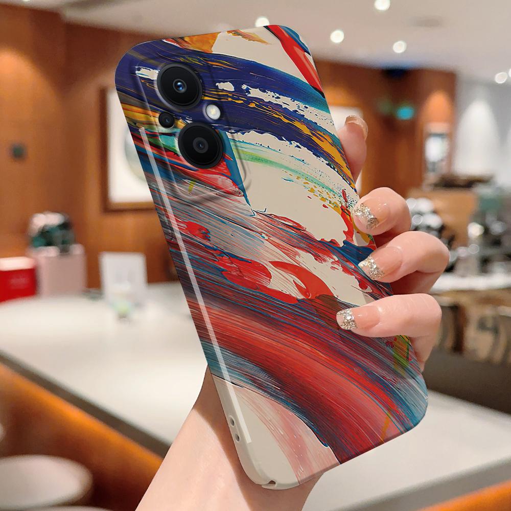 All-inclusive Film Phone Case Cartoon Fashion Design Hard Shell Full Cover Camera Protection Case for OPPO A60 A96 Reno12 Realme C53 C75