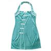 Ladies Cheongsam Hot Girl Sexy Nightclub Sleeveless Backless Split Short Skirt Package Hip Slim Dresses
