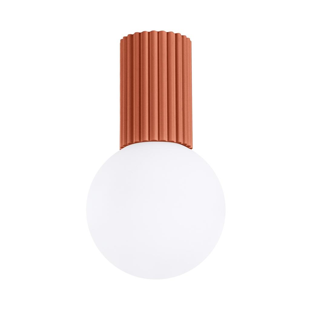 Plafon Halo Ip44 1 G9 Ochra Czerwona Alu Sollux Sl.1728