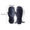 Skihandschuhe für Herren Damen Polyester PU Winddicht Wasserdicht Atmungsaktiv Snowboardhandschuhe mit Haken