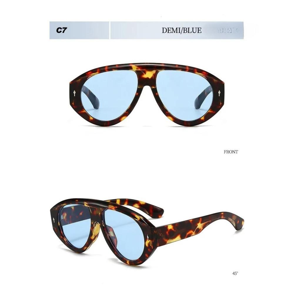 New Oversized Sunglasses Stylish Street-Style Shades Outdoor Travel UV-Protective Eyewear UV400 Unisex Classic Driving Glasses