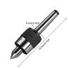 Heavy Duty MT2 Convolving Killers Tip For Lathes Work Improved Wear Resistance Supports for 6mm To 20mm Shaft Size