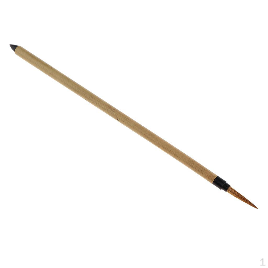 

Chinese Craft Brush for Writing- Drawing –Glazing Made Of High Quality Bamboo 22cm