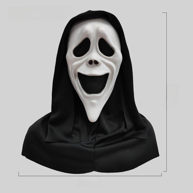 Mask Scream White Skull Ghost Face Masquerade Halloween Party Mock Gift Prop