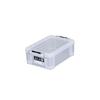 JEJ Astage Storage Box, Made in Japan, ST Box #13, Stackable, Clear, Disaster Prevention [Width 29.5 x Depth 44 x Height 16cm]