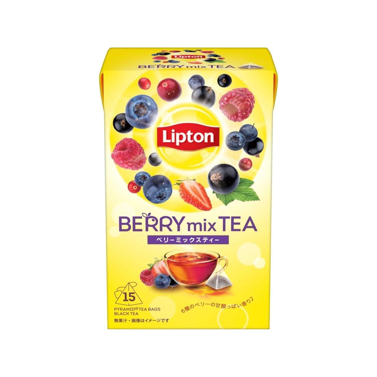Lipton Berry Mix Tea Bags Flavored 15