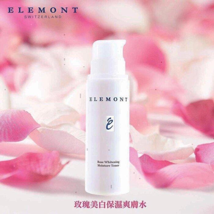 Elemont Rose Whitening Moisture Toner (Moisturising, Whitening, Antioxidant, Sensitive Skin) (E250Ml) E300