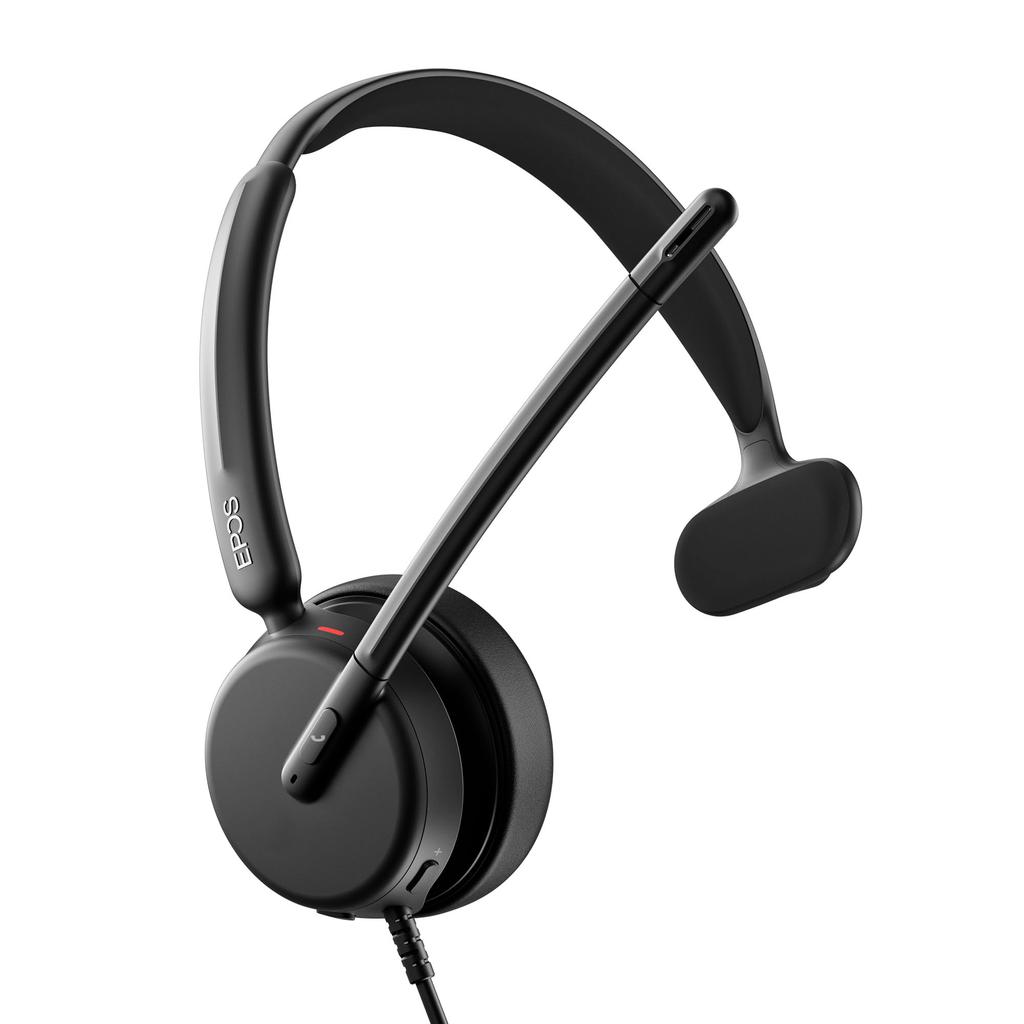 EPOS IMPACT 430 Mono Dual Noise for Remote Plug and UC Compatible Mono - On-Ear Headset, Microphones, Cancelling, USB-C/USB-A Connectivity, Work,