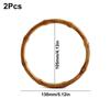 DIY Craft Projects Round Bamboo Handbag Handle Plastic Retro Bag Handle Beach Bag Handles