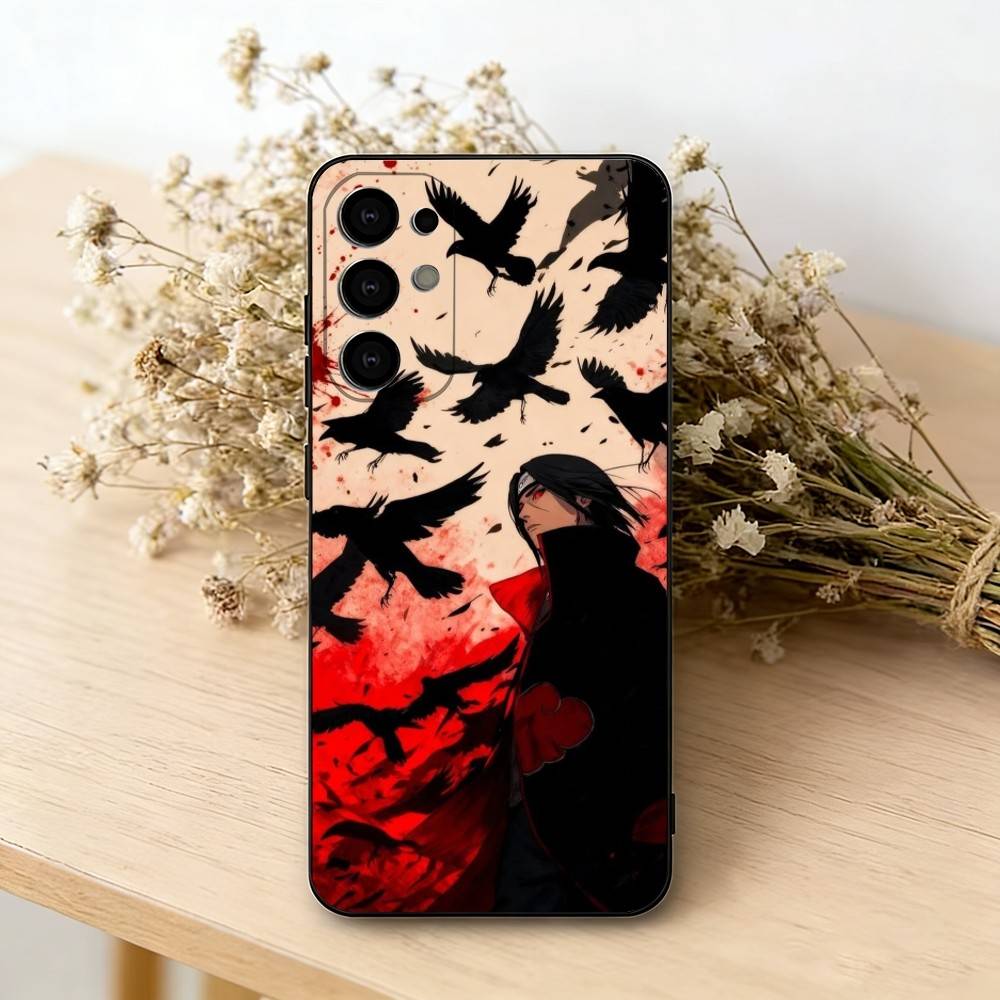 

N-Naruto Itachi U-Uchiha Phone Case Black Silicone Soft For Samsung S25,S24,S21,S22,S23,S30,Ultra,S20,Plus,Fe,Lite Samsung S235G