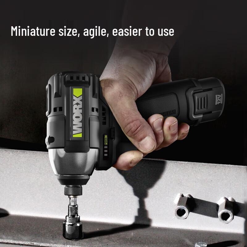 WORX 12V Brushless Cordless Electric Screwdriver Drill (WE203) CN plug (adapter included)