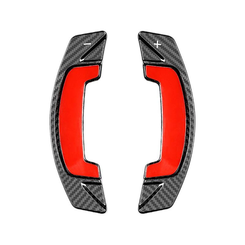 Real Carbon Fiber Steering Wheel Paddle Shifters for Land Rover Range Rover, Evoque, Discovery, and Velar
