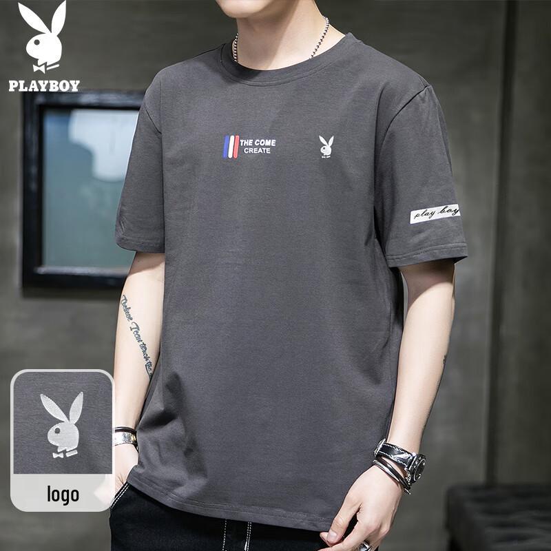 PLAYBOY Men s Trendy Short-Sleeve T-Shirt XL