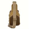 1pc Men's Shoulder Bag, Adjustable Tactical Chest Bag, Waterproof Portable Chest Bag Perfect For Travel, Camping, Outdoor Sports