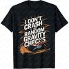 Fashion Unisex Clothing Summer Short Sleeve I Dont Crash Dirt Bike Motocross Graphic Tee Casual Breathable Motorcycle Rider Tops