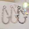 Color Crystal Cell Phone Chain Wrist Chain Mobile Phone Lanyard Crystal Bead Strap  Handbag Bag