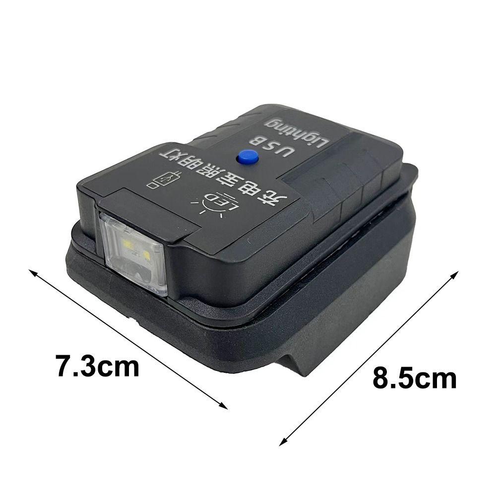 USB nabíjení USB baterie Invertor LED světlo Konvertor lithiové baterie pro baterii Makita 18V