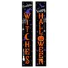 Halloween Door Banner Halloween Horror Atmosphere Couplet Decorative Hanging Flag, Suitable For Home Party Supplies